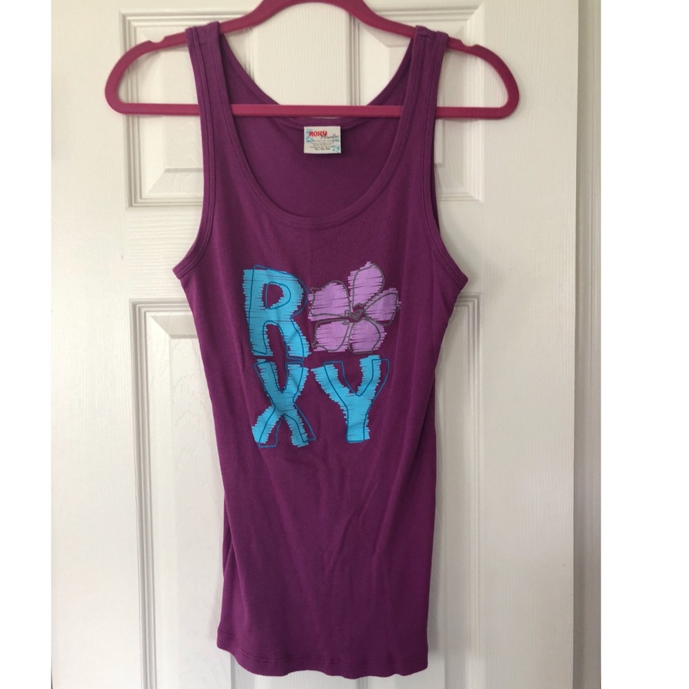 Roxy purple tank xl juniors